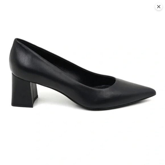 NEW AGL Tracy block heel pumps leather classic - Picture 4 of 8